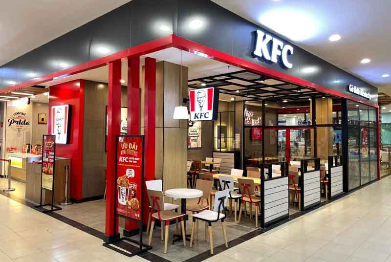 Môi trường và không gian nhà hàng KFC